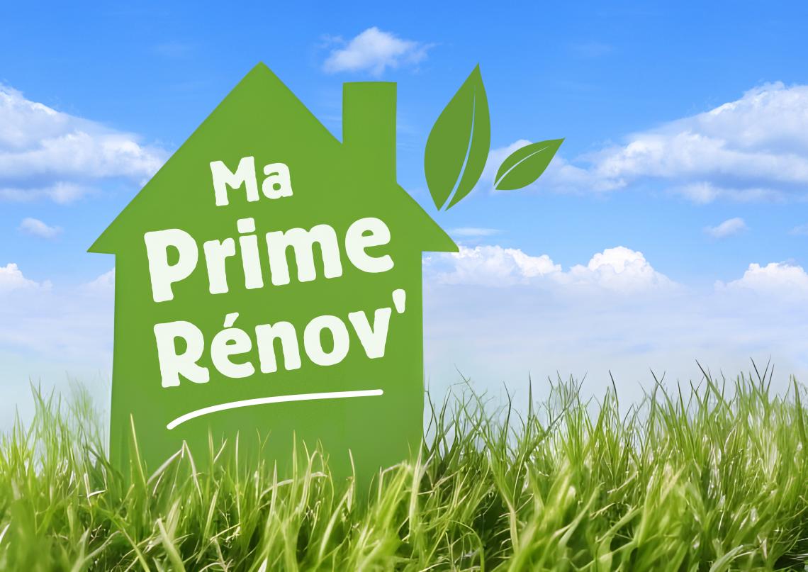 Logos des aides de l'état MaPrimeRénov' pour l'installation de pompe à chaleur